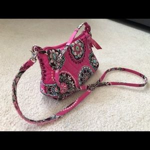 Vera Bradley pink cross body bag